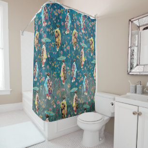 Image Geishas Shower Curtain