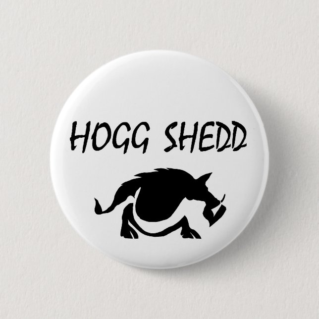 image, HoggSheddLogo-2e 6 Cm Round Badge (Front)
