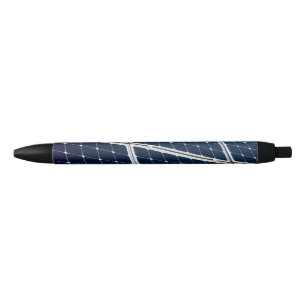 Image of a solar power panel funny black ink pen