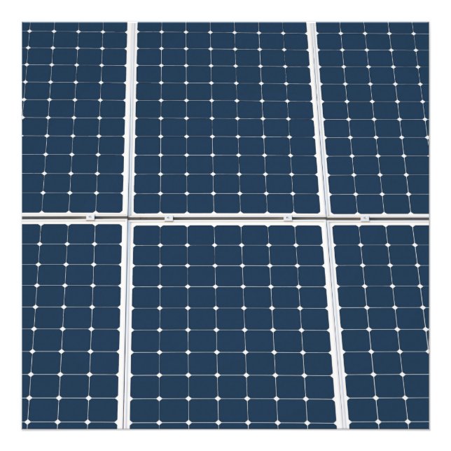Image of a solar power panel funny photo print (Front)