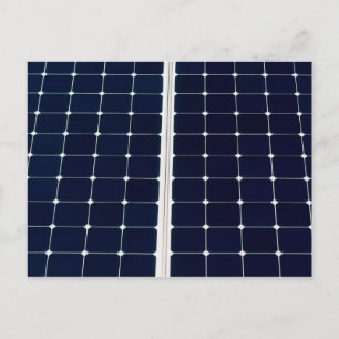 Image of a solar power panel funny postcard