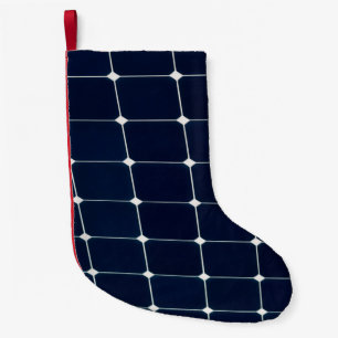 Image of a solar power panel funny small christmas stocking