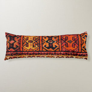 Image of a vintage carpet. Impressive texture Body Cushion