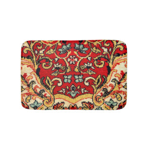 Image of a vintage carpet. Nice texture pattern Bath Mat