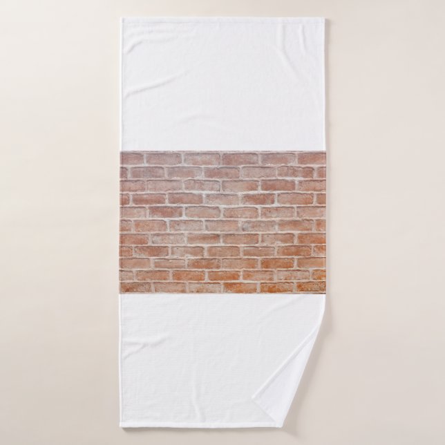 Image of Background brick wall textureabstract, ag Bath Towel (Bath Towel)