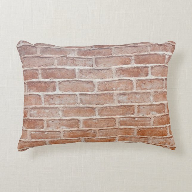 Image of Background brick wall textureabstract, ag Decorative Cushion (Front)