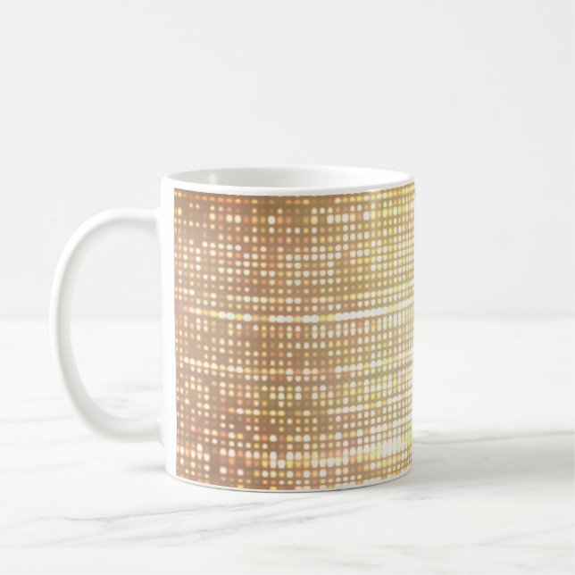 Image of defocused stadium lights. coffee mug (Left)