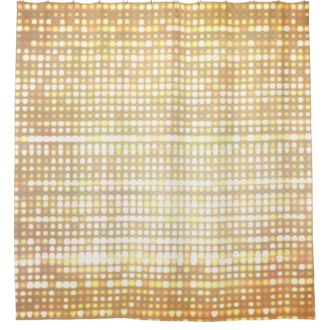 Image of defocused stadium lights. shower curtain (Front)