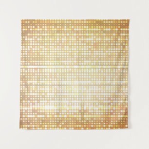 Image of defocused stadium lights. tapestry