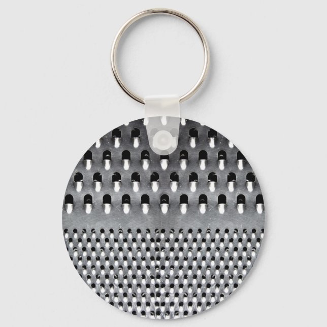 Image of Funny Cheese Grater Key Ring (Front)