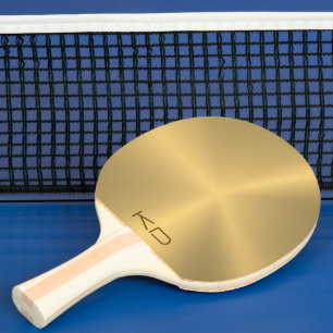Image Of Metallic Gold Background Ping Pong Paddle