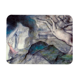 Image of Minotaur to illustrate Inferno, Canto XII Magnet