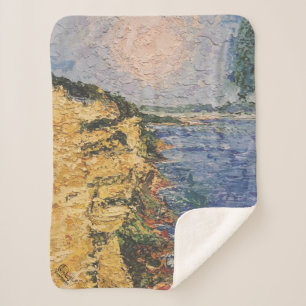 Image of my artwork Dawn Sherpa Blanket