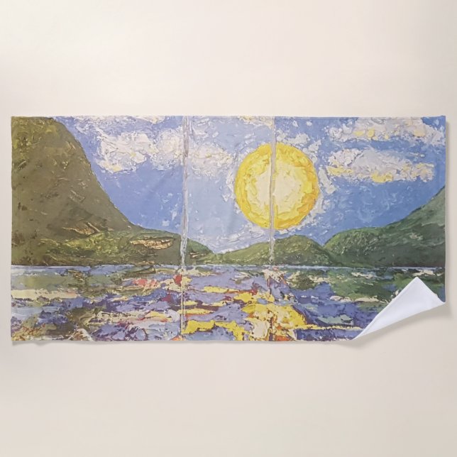 Image of my work A Window to the World Beach Towel (Front)