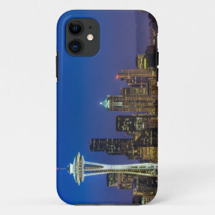 Image of Seattle Skyline in morning hours. iPhone 11 Case