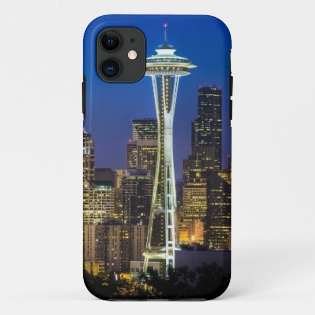 Image of Seattle Skyline in morning hours. Case-Mate iPhone Case (Back)