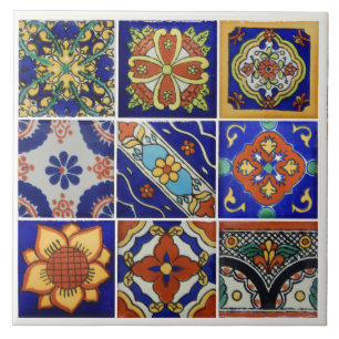 Image of Talavera Tile on 6 x 6 Ceramic Tile