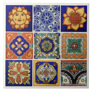 Image of Talavera Tile on 6 x 6 Ceramic Tile