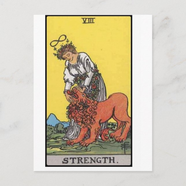 image of tarot strenght card (Front)