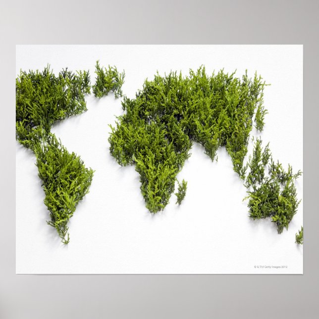 image of world map poster (Front)