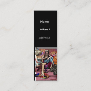 Image With The Trumpet Mini Business Card