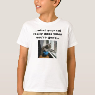 images[1], ...what your cat really does when yo... T-Shirt