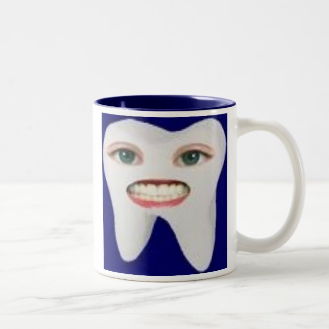 images-2, Clean teeth are happy teeth! Two-Tone Coffee Mug (Right)