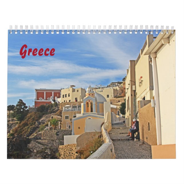 Images of Greece Calendar (Cover)