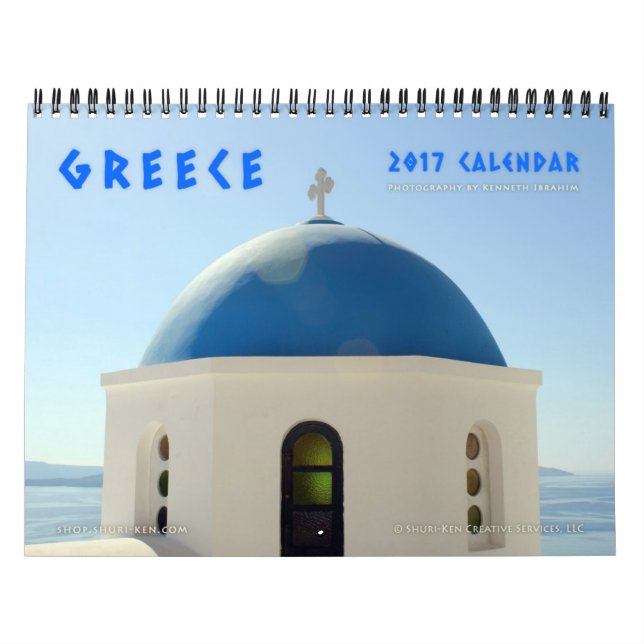 Images of Greece Wall Calendar (Cover)