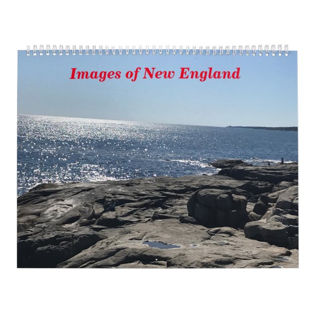 Images of New England 12 Month Calendar (Cover)