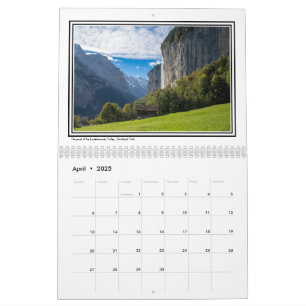 Images of the Swiss Alps Calendar