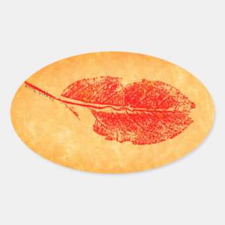 Images taken from direct nature leaf print Sticker