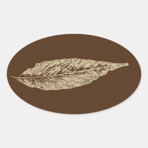 Images taken from direct nature leaf print Sticker
