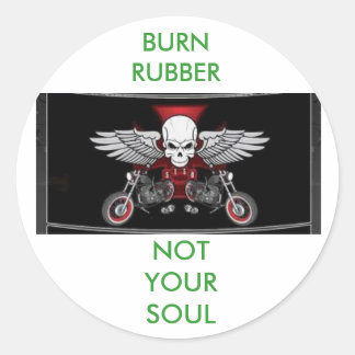 imagesCALKRLIA, BURN            RUBBER      , N... Classic Round Sticker