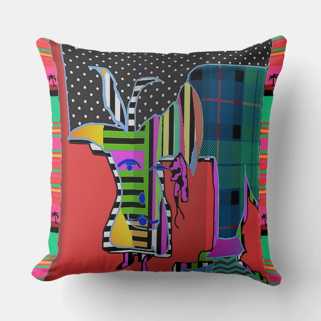 Imaginary Animal Imagery Cushion (Front)