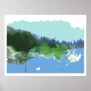Imaginary Art Landscape Poster