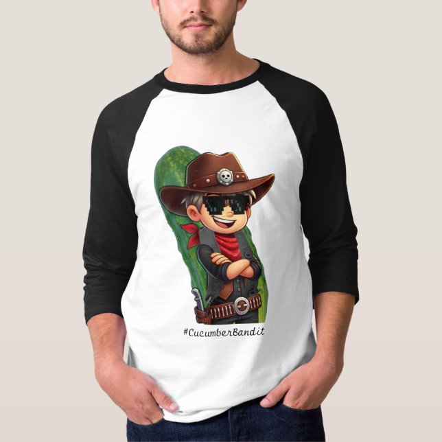 Imaginary Bandits - #CucumberBandit QR T-Shirt (Front)