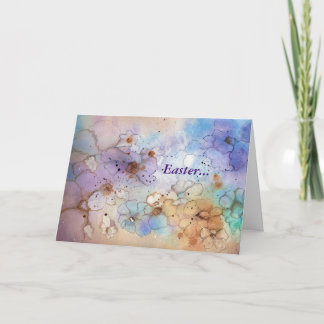 Imaginary Figments of Flowers for Easter Holiday Card