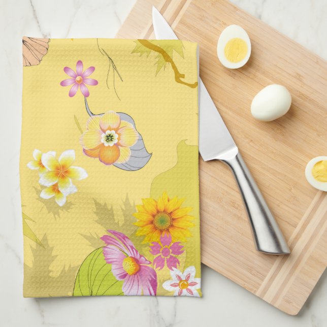 Imaginary Jungle 5 Tea Towel (Quarter Fold)