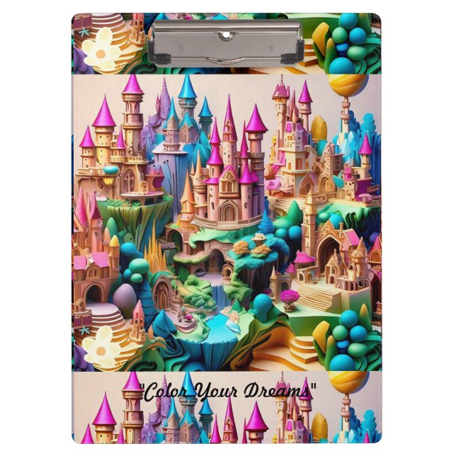 "Imaginary Kingdoms Explored" Clipboard (Front)