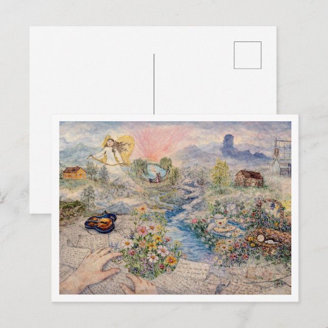 Imaginary Landscape Postcard (Front/Back)