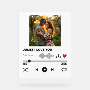 Imaginary Love Song Acrylic Sign