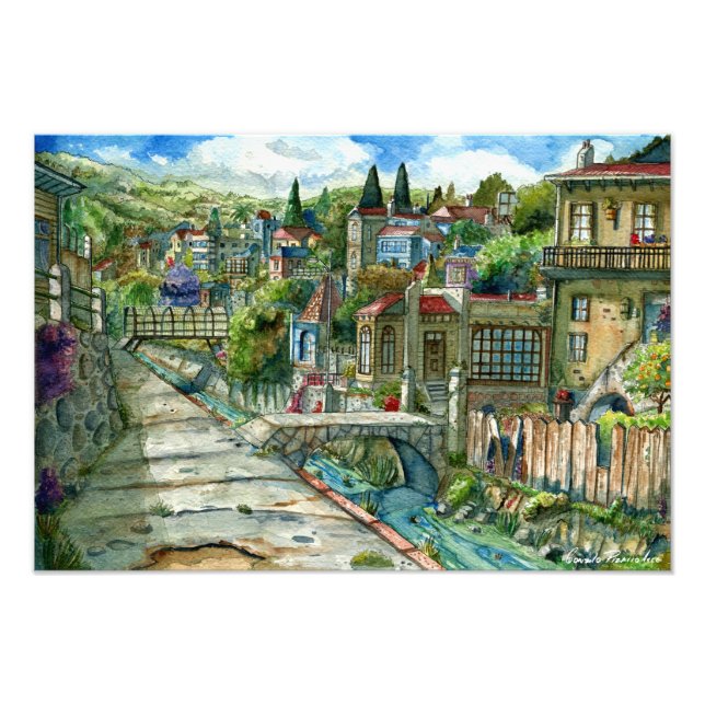 Imaginary Quilpué Corner Photo Print (Front)