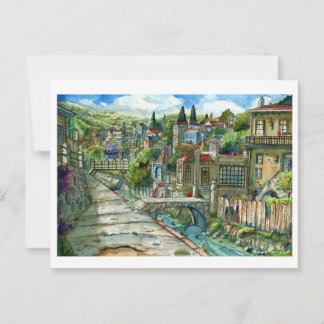 Imaginary Quilpué Corner Postcard