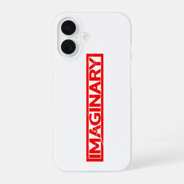 Imaginary Stamp iPhone 16 Case (Back)