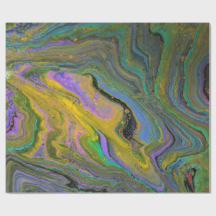 Imagination 2 Vibrant Abstract Wrapping Paper