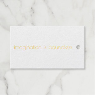 Imagination Foil Gift Tag