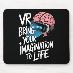 Imagination-fuelled Vr Headset For Gamers And Kids Mouse Pad
