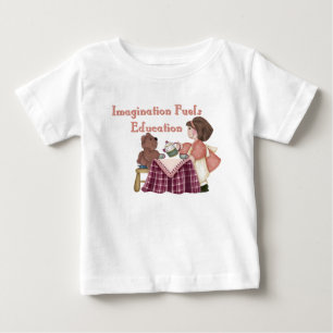 Imagination Fuels Education (teaparty) Toddler T Baby T-Shirt