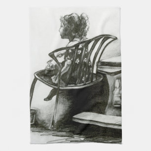 Imagination Fuels my Reality Tea Towel